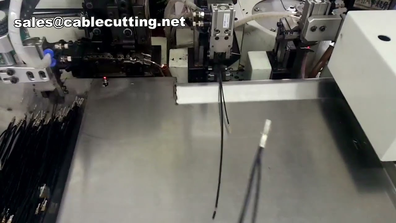 Macchina Crimpatrice Automatica per Due Fili | Combinata e Ad Alta Velocità