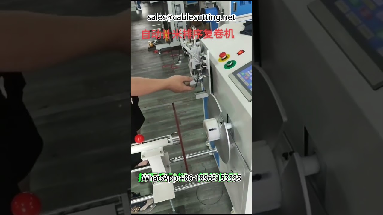 Macchina avvolgitore fili con contametri – Avvolgimento automatico e preciso per cavi industriali