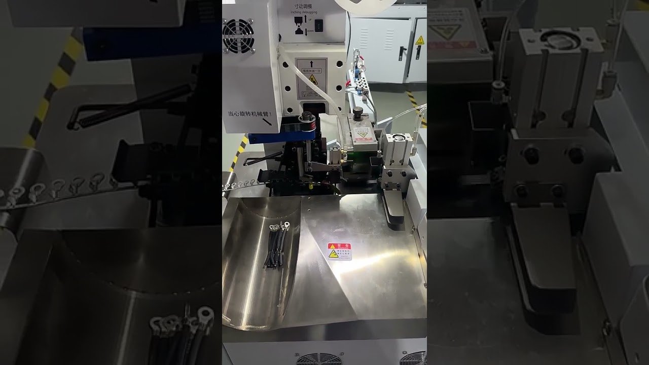 Crimpatrice e Spellatrice Automatica Multifunzione per Fili Singoli - Testa Singola