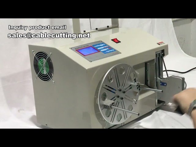 Macchina Avvolgitrice Raggruppatrice e Legacavi Automatica per Cavi Industriali