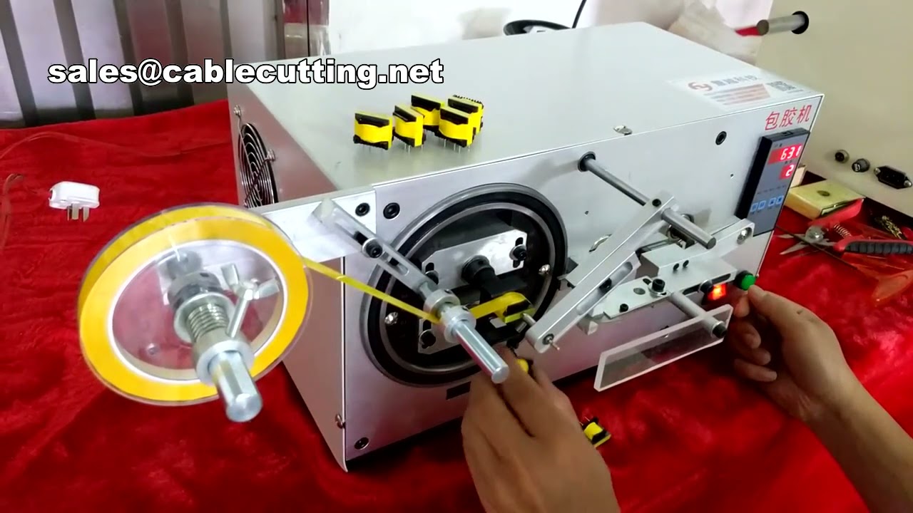 Macchina avvolgitrice di nastro per trasformatori e leve di upshift | Automazione industriale