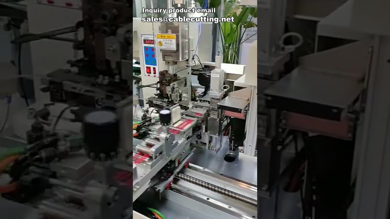 Macchina crimpatrice automatica per terminali e lavorazione multi-filo con immersione