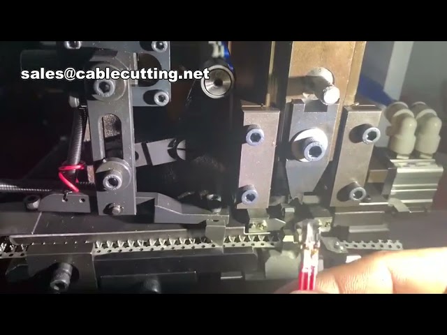 Macchina Automatica per Spellatura e Crimpatura Terminali – Crimpatrice di Precisione