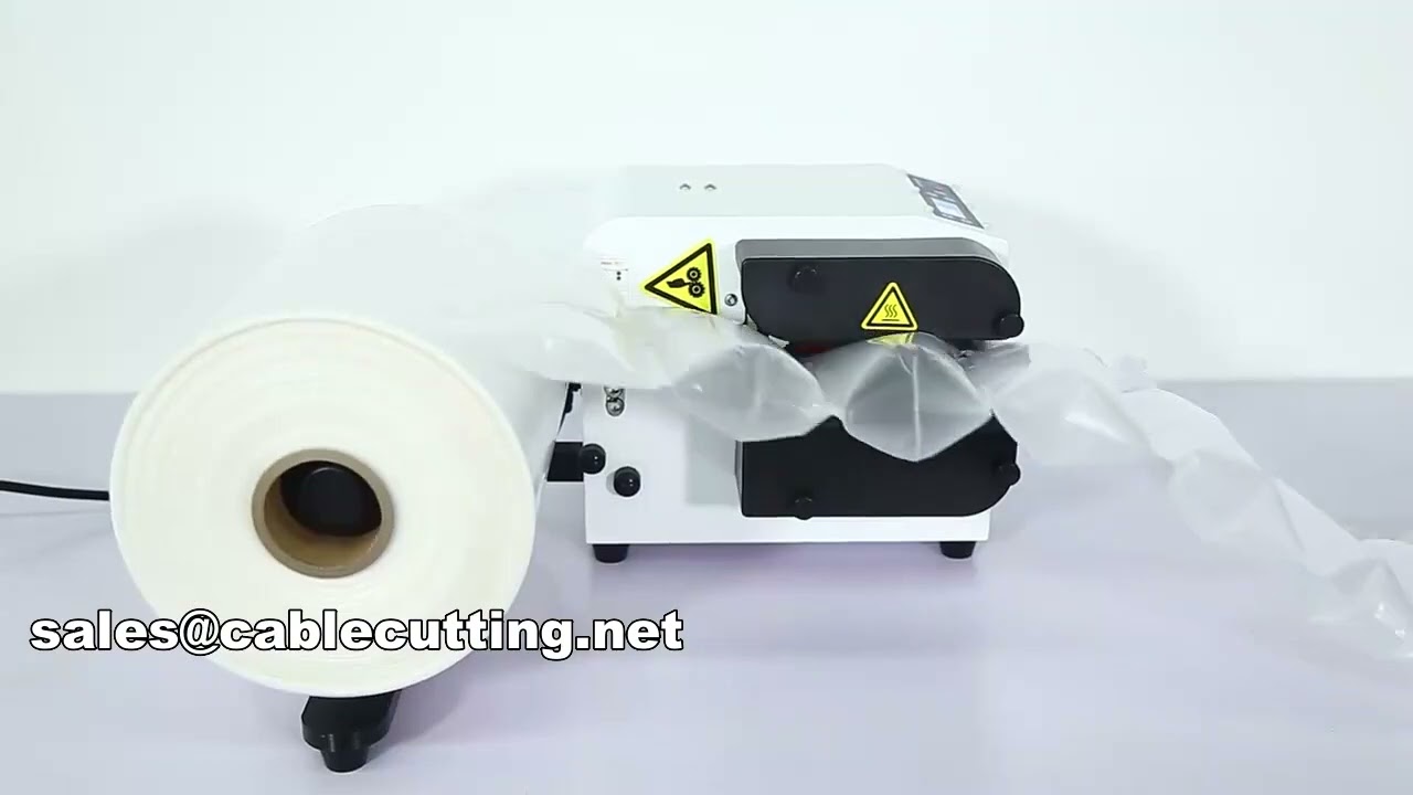 Macchina automatica per cuscini d'aria gonfiabili e sacchetti bolla