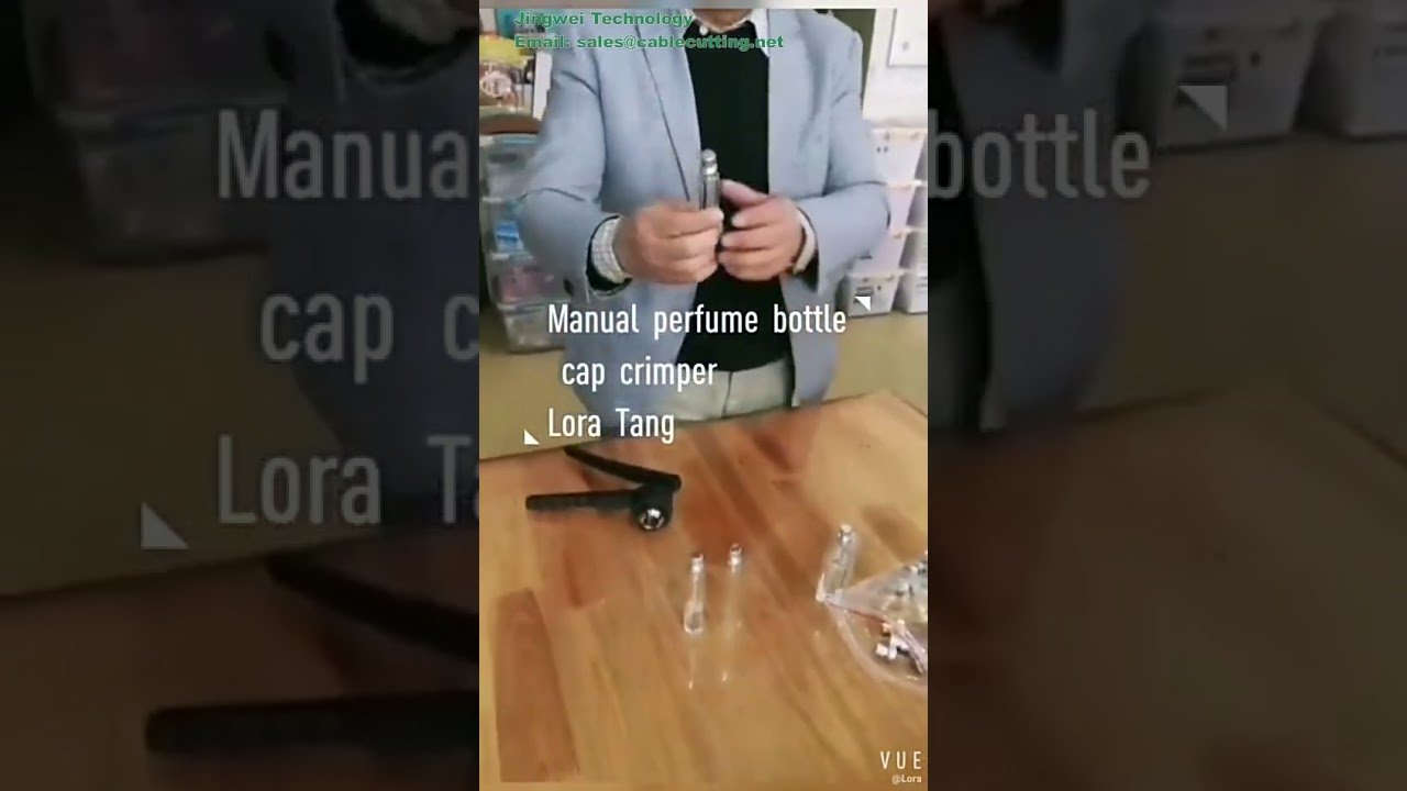 Crimpatrice manuale per erogatori spray – Utensile per crimpare pompe profumo e sigillare flaconi