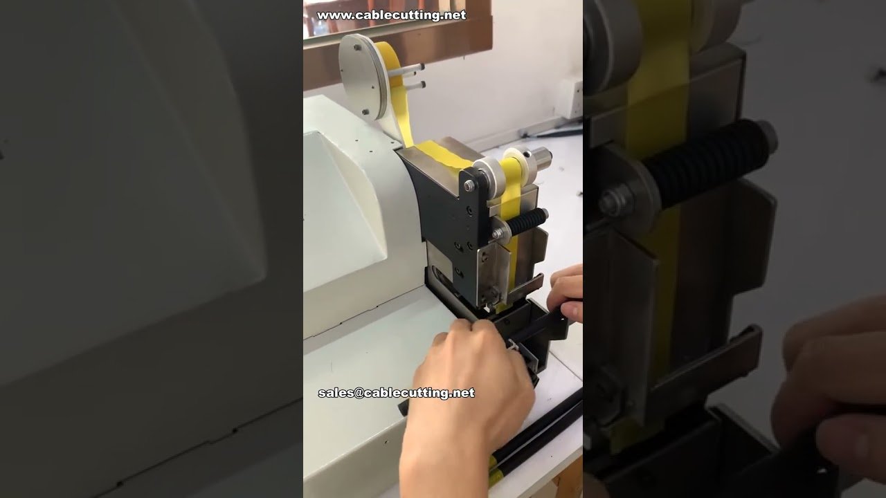 Macchina avvolgitrice e nastratrice per cavi di grande diametro 8-16mm | Lavorazione industriale