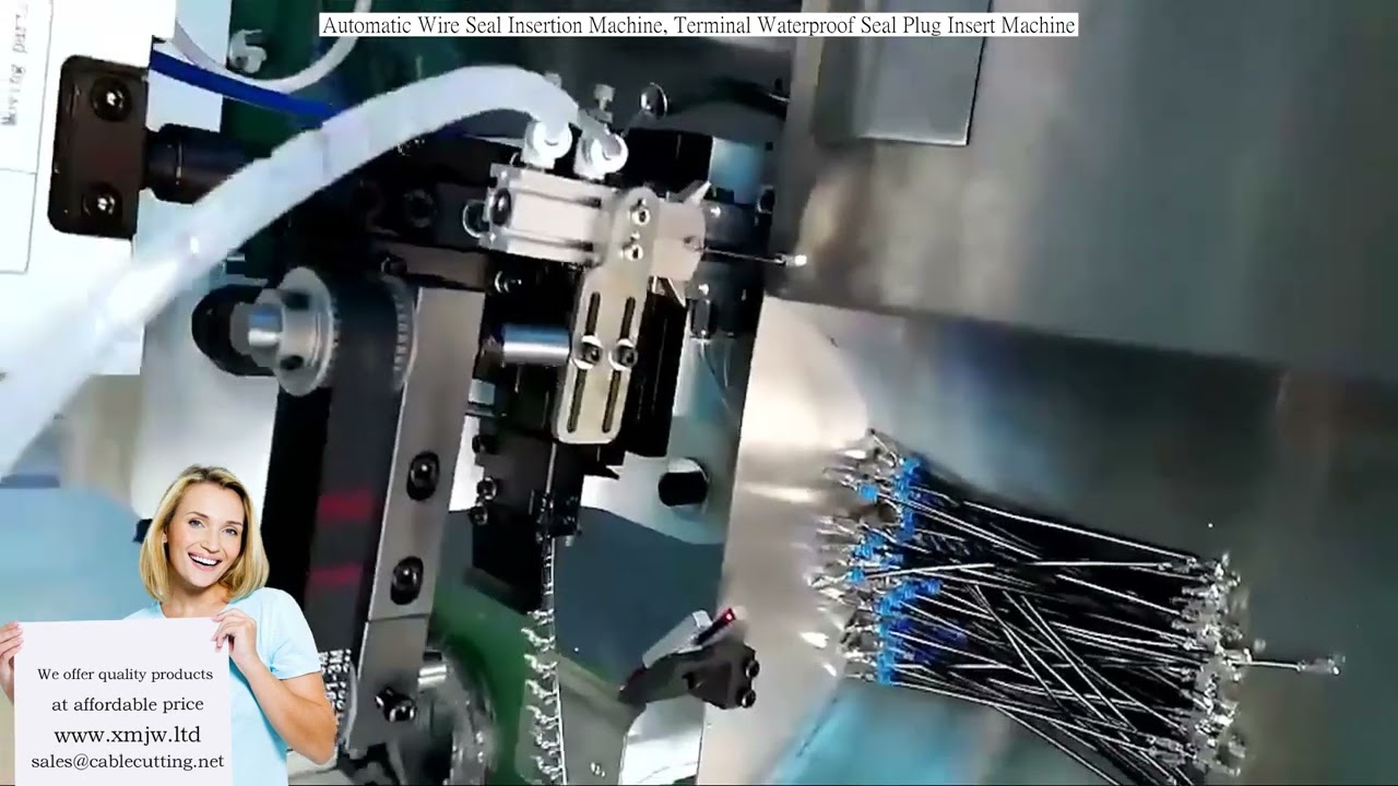 Macchina Automatica per Inserimento Guarnizioni su Cavi | Inseritrice per Tappi di Tenuta Impermeabili