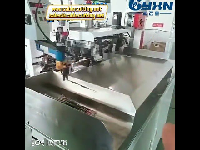Macchina per taglio, spelatura e crimpatura di cavi a 2-8 fili | Pressa terminali automatica