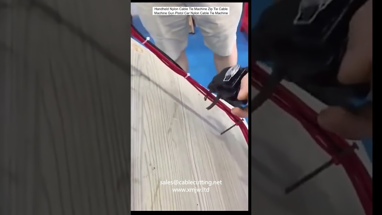 Pistola per Fascette Portatile | Macchina per Legatura Cavi in Nylon per Auto e Industria