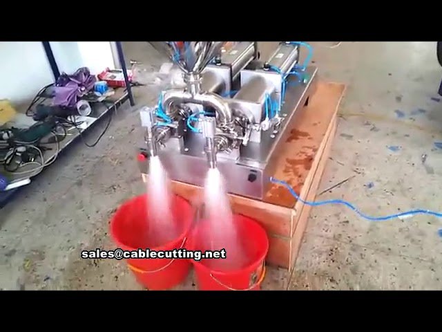 Macchina riempitrice per bottiglie a 2 teste, capacità 5000 ml