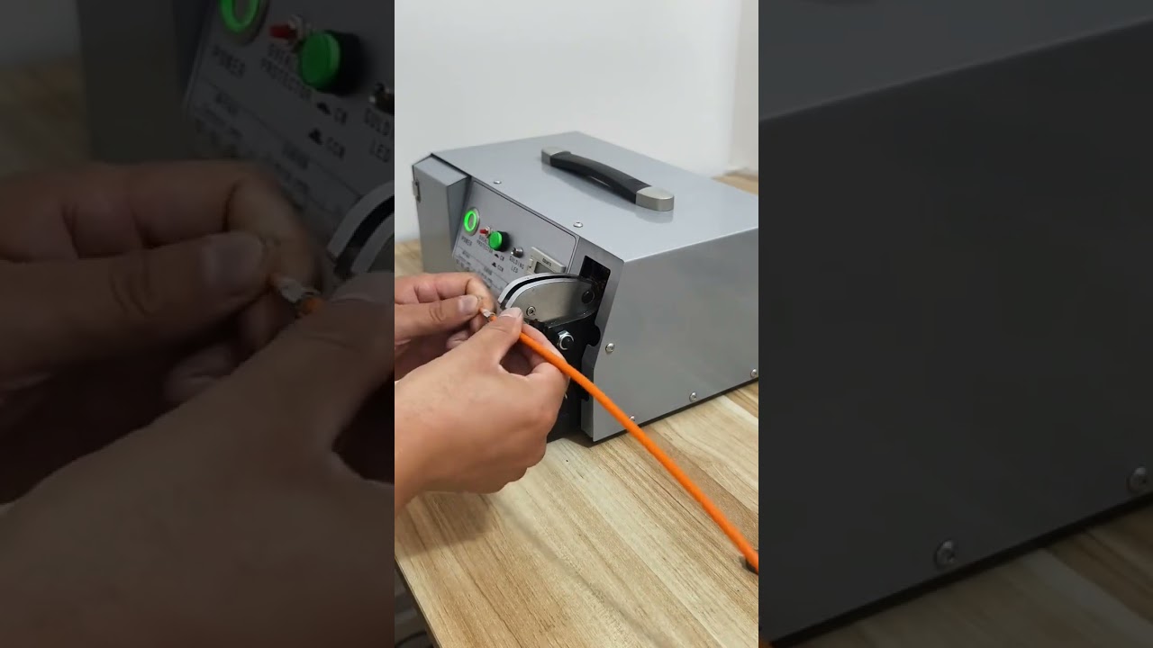 Lavorazione del cablaggio: macchina automatica per spelatura cavi #macchina #spelatricicavi #fabbrica