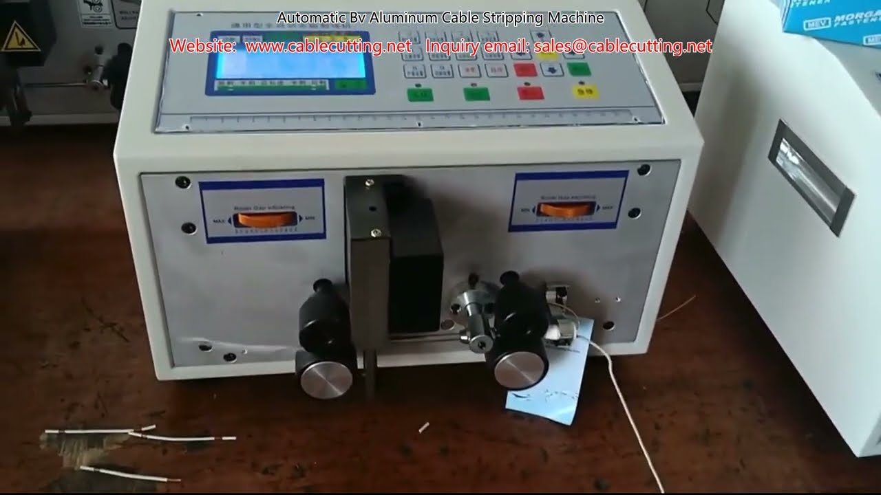 Macchina Automatica per Spellatura Cavi in Alluminio BV