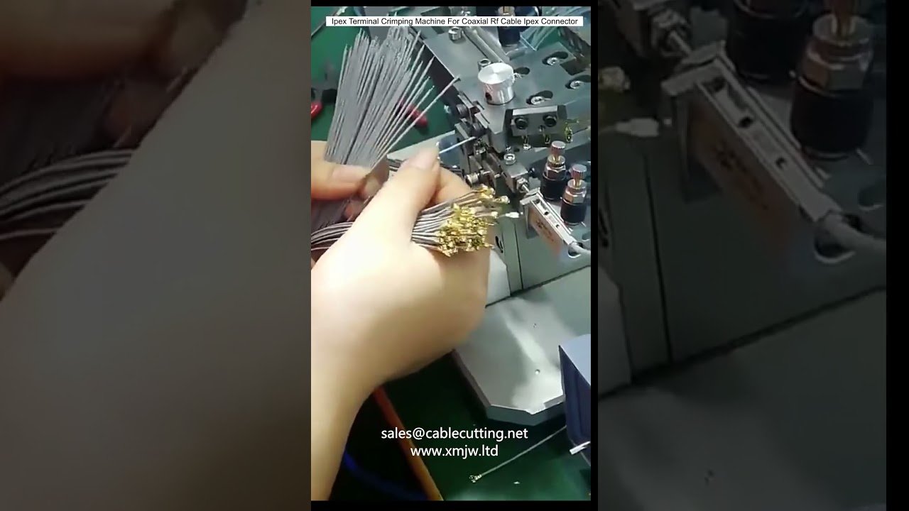 Crimpatrice terminale IPEX per connettori RF su cavo coassiale