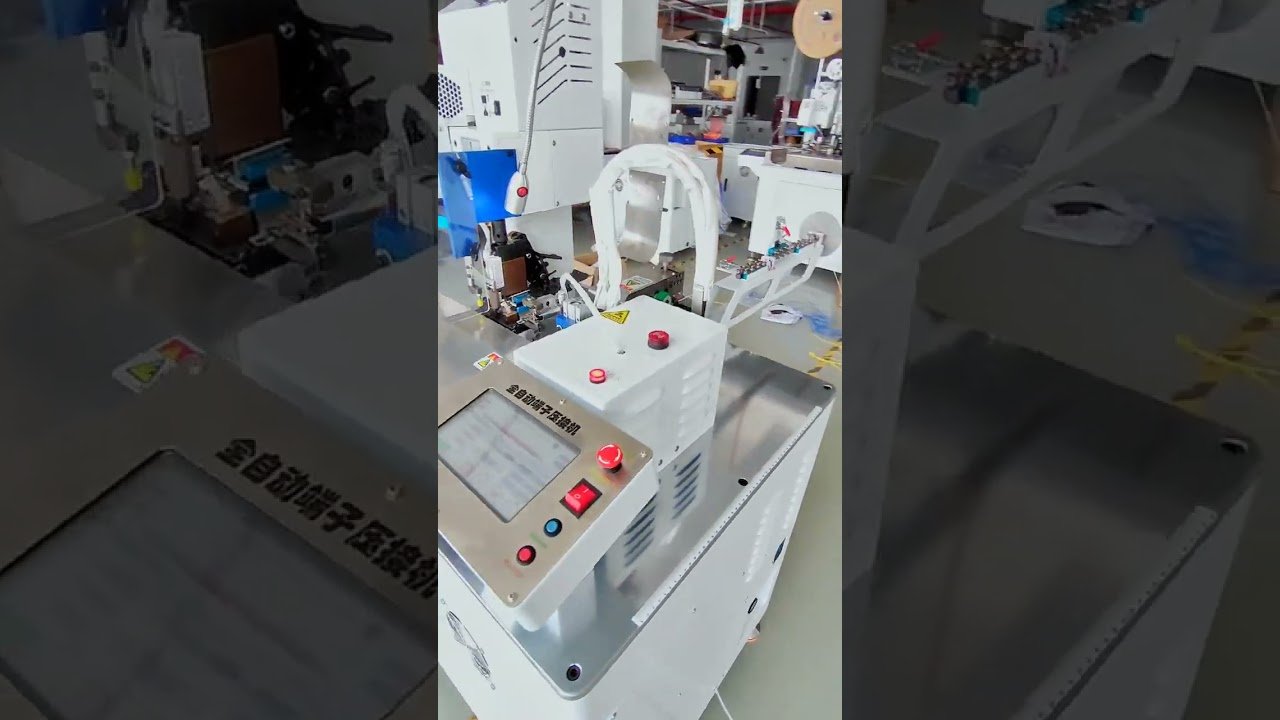 Spelatura a caldo e crimpatura terminali per fili compressori frigoriferi #automazione