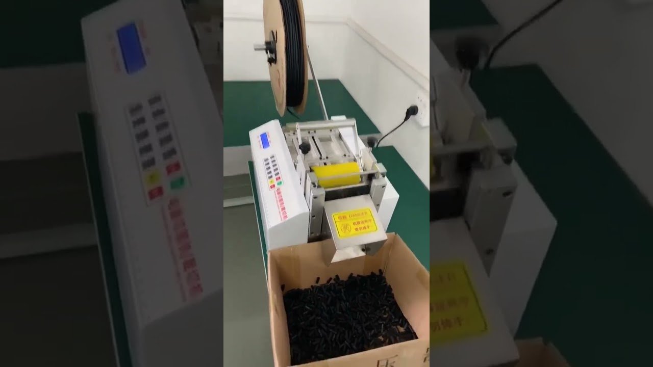 Macchina automatica computerizzata per taglio tubi: taglio preciso di guaina termoretraibile (video reale, regolabile)