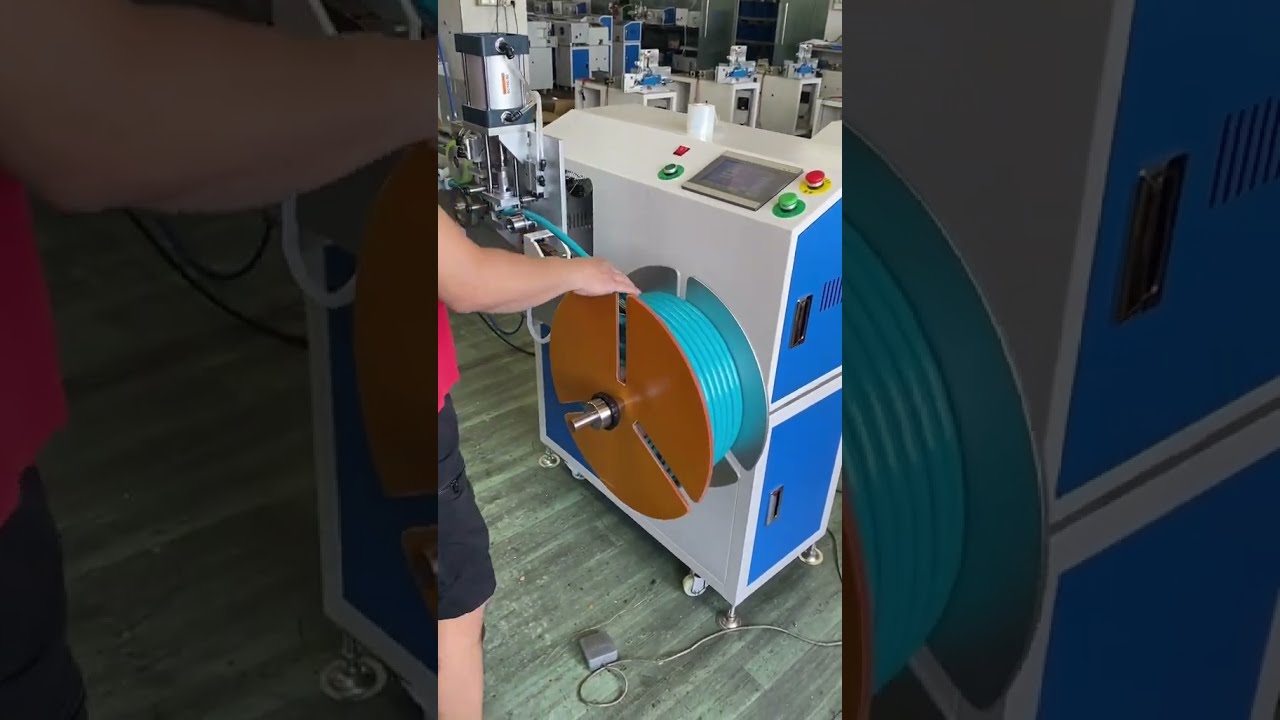 Avvolgitubo aria compressa ad alta pressione 16mm OD - Efficiente e facile da usare, una persona gestisce più macchine