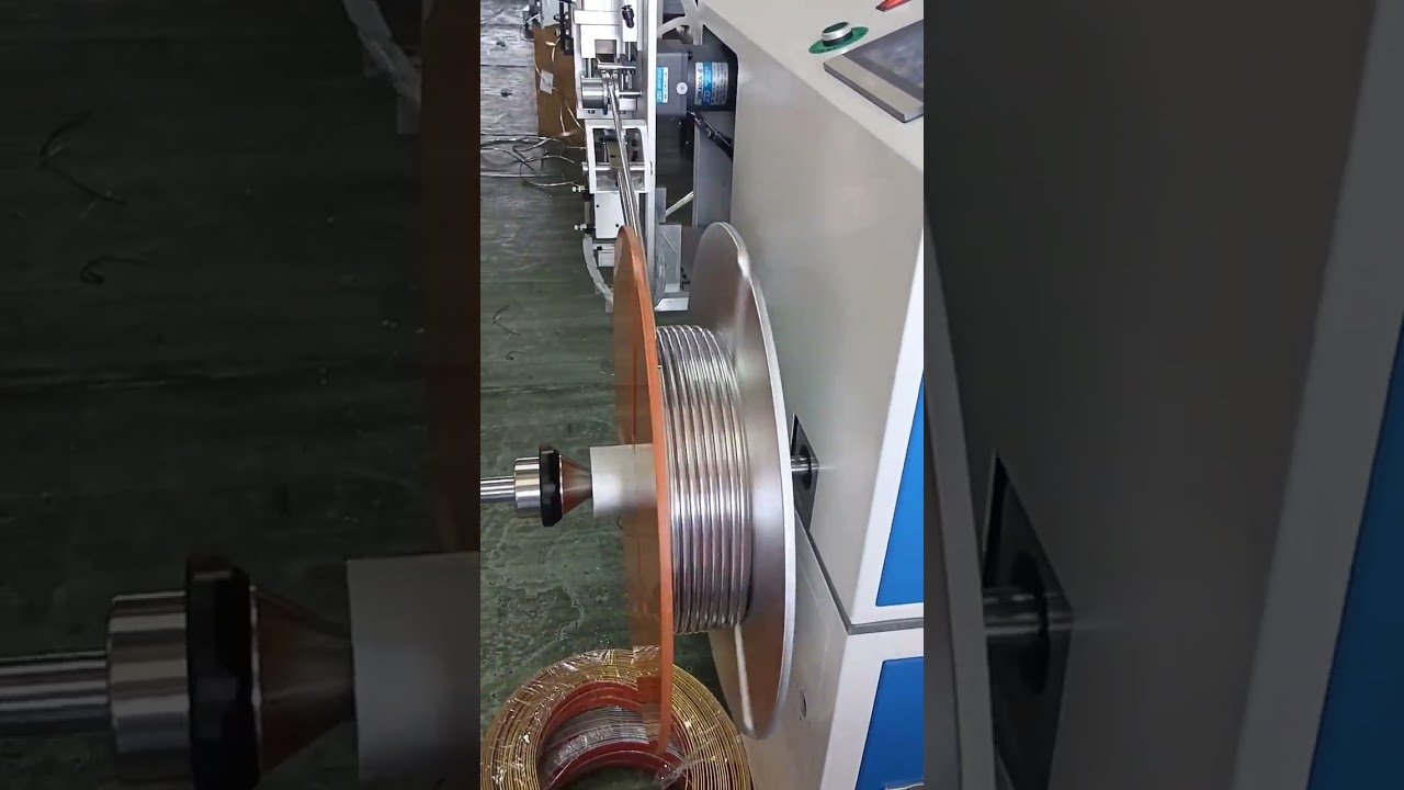 Macchina automatica per contatura, smistamento, taglio e avvolgimento di strisce in gomma automotive #factory