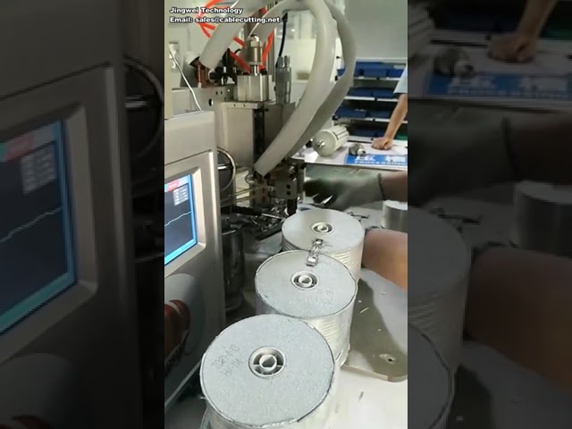 Macchina per appiattimento sincronizzato a doppia testa per filo di ottone di precisione - Riduzione filo WBYB