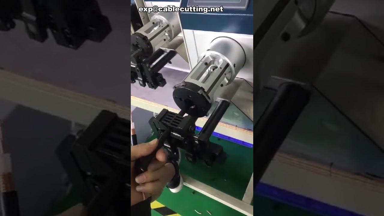 Macchina spellacavi coassiali - Attrezzatura automatica per stripping cavi