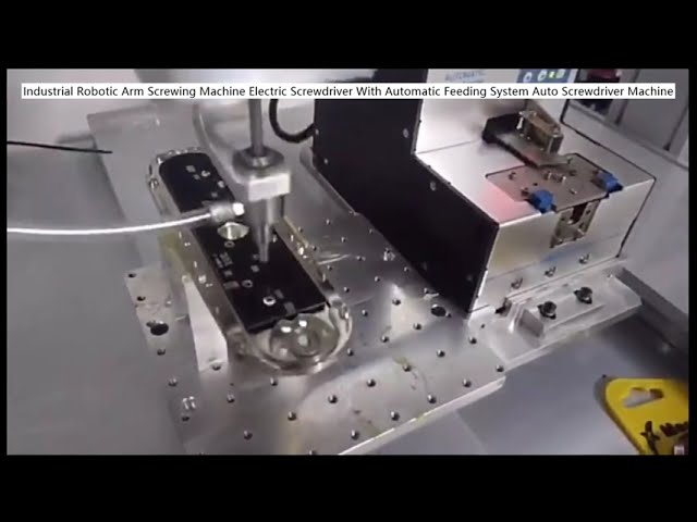 Macchina per Avvitare con Braccio Robotico Industriale e Cacciavite Elettrico a Alimentazione Automatica