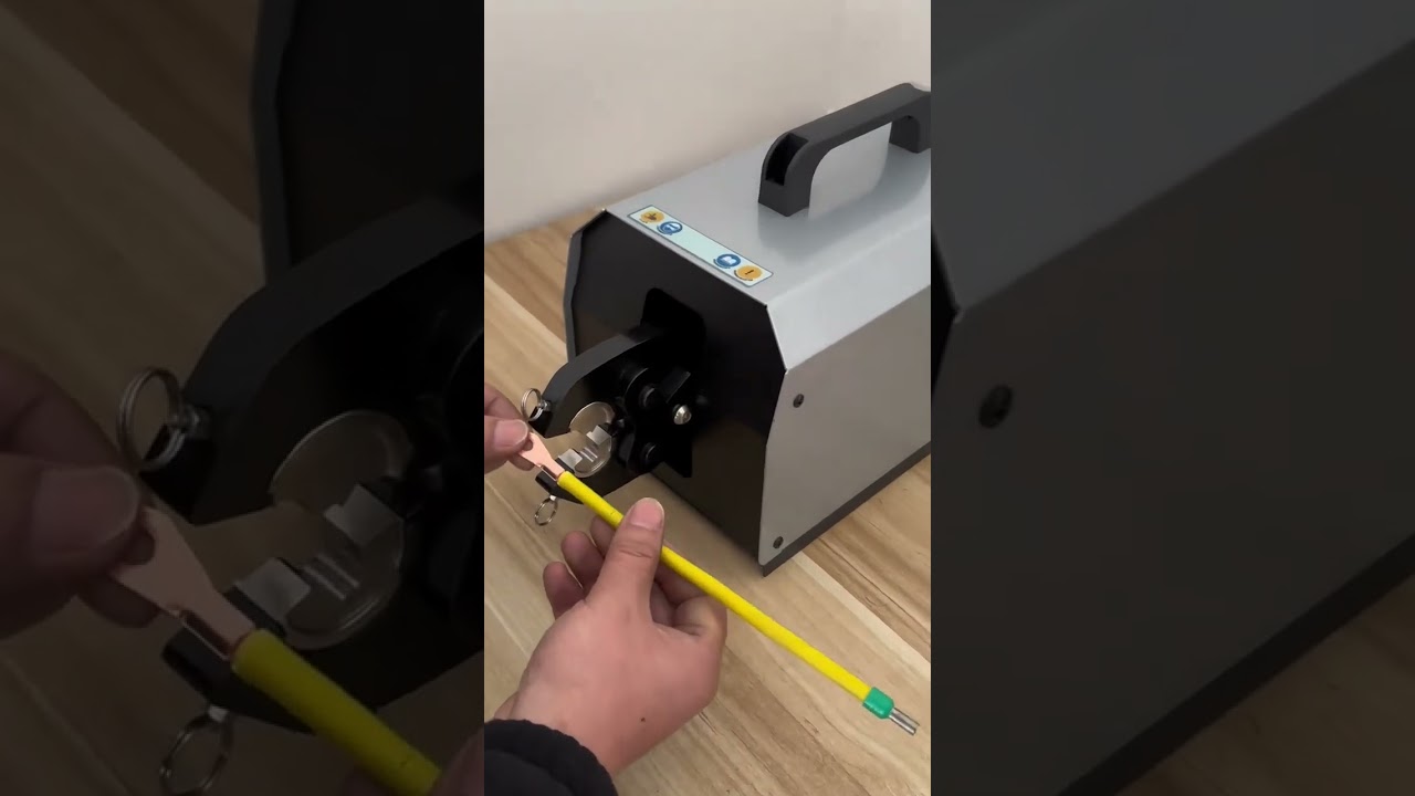 Crimpatrice Pneumatica Potente per Capicorda Aperti fino a 300A | Macchina per Automazione