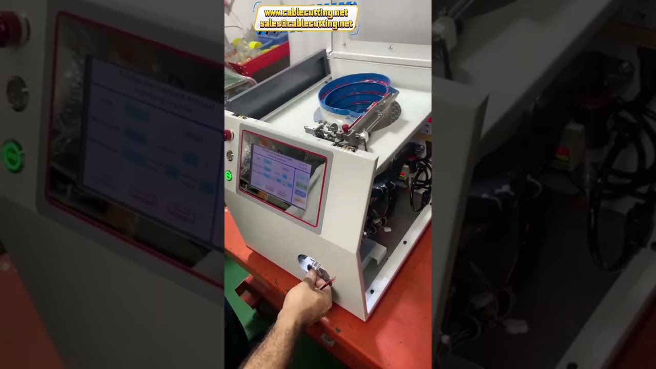 Macchina spellafili e crimpatrice per terminali a ghiera – Spellatura e crimpatura isolante automatica