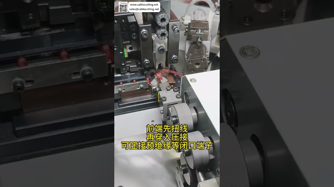 Macchina Crimpatrice per Terminali Preisolati a Pressatura a Freddo per Cablaggi Auto