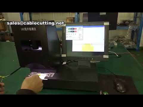 Rilevatore Automatico di Sequenza Colori per Cavi a Nastro - Tester di Sequenza Fili Automatico